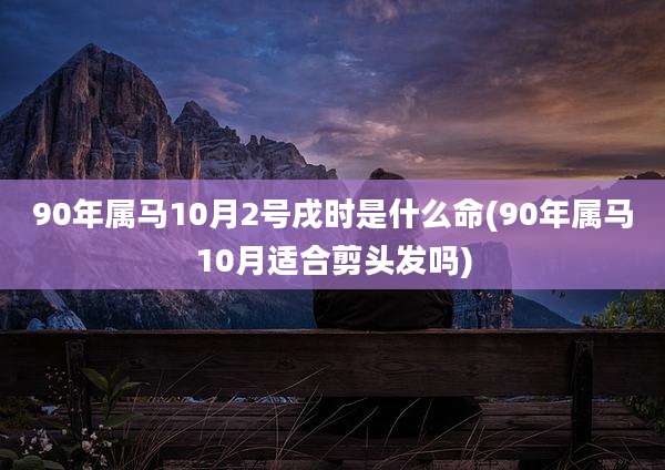 90年属马10月2号戌时是什么命(90年属马10月适合剪头发吗)
