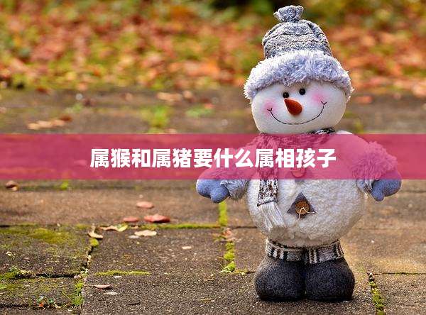 属猴和属猪要什么属相孩子