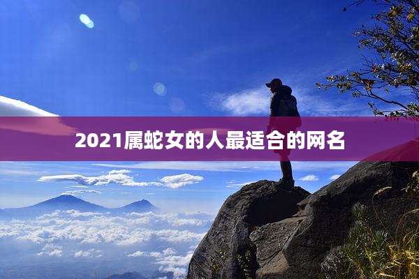 2021属蛇女的人最适合的网名