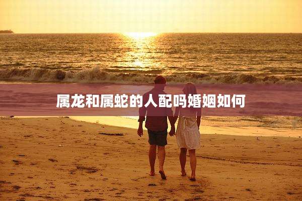 属龙和属蛇的人配吗婚姻如何