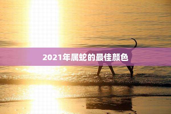 2021年属蛇的最佳颜色