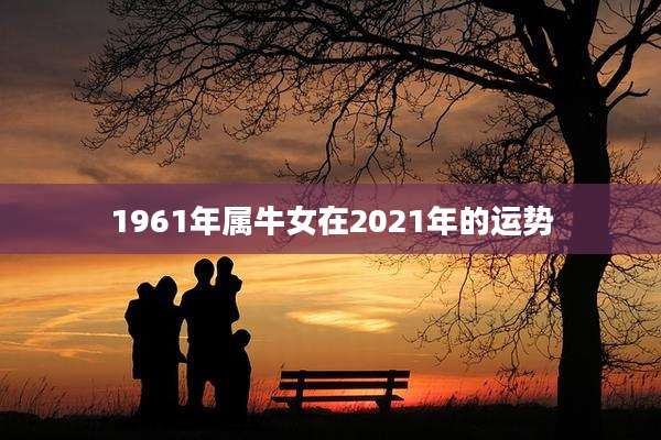 1961年属牛女在2021年的运势