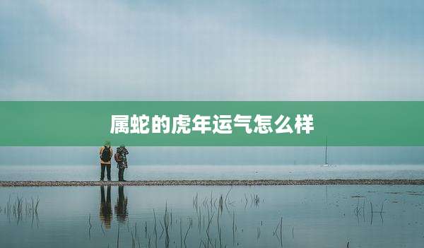 属蛇的虎年运气怎么样