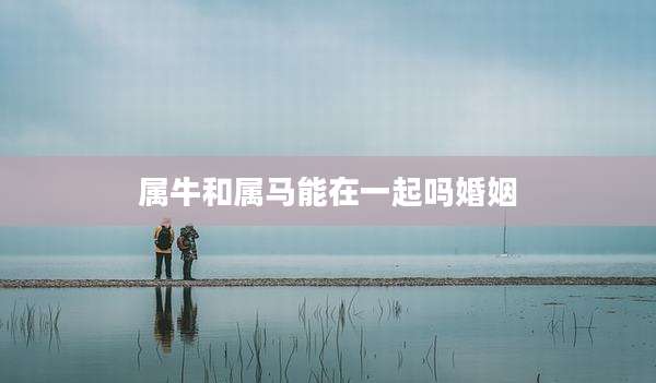 属牛和属马能在一起吗婚姻