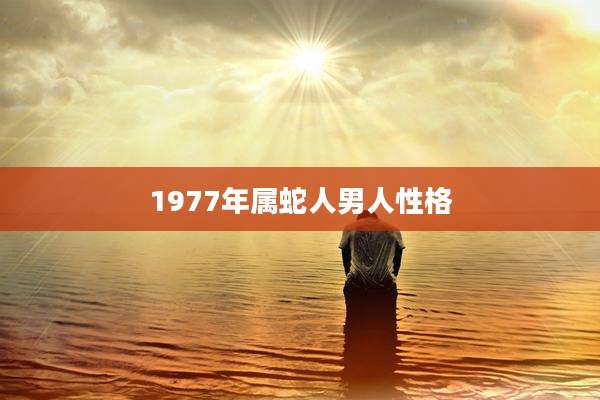 1977年属蛇人男人性格