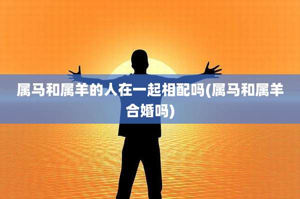 属马和属羊的人在一起相配吗(属马和属羊合婚吗)