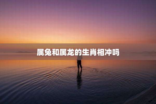 属兔和属龙的生肖相冲吗