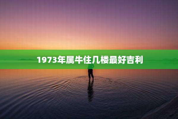 1973年属牛住几楼最好吉利