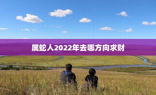 属蛇人2022年去哪方向求财
