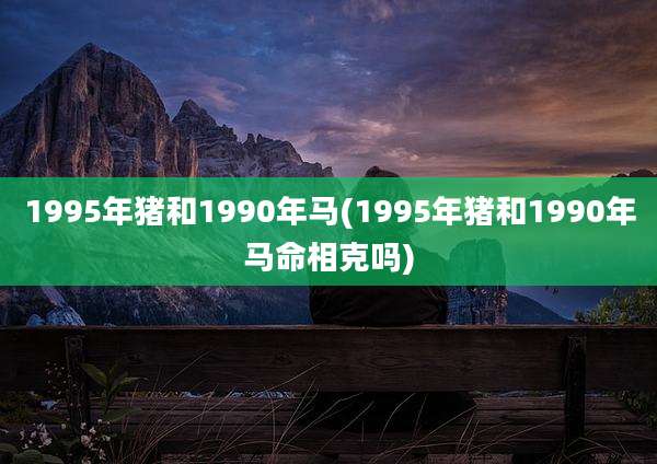 1995年猪和1990年马(1995年猪和1990年马命相克吗)