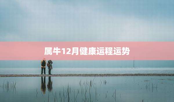 属牛12月健康运程运势