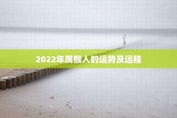 2022年属猴人的运势及运程