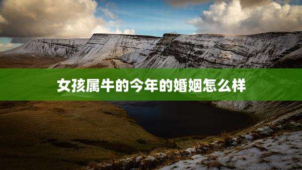 女孩属牛的今年的婚姻怎么样