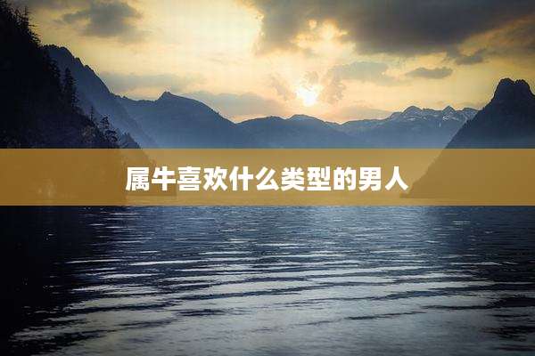 属牛喜欢什么类型的男人