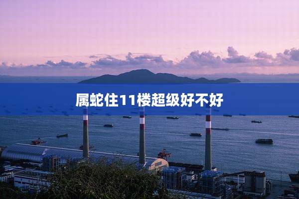 属蛇住11楼超级好不好