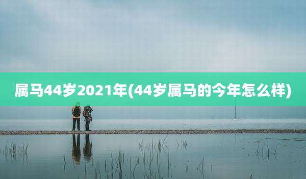 属马44岁2021年(44岁属马的今年怎么样)