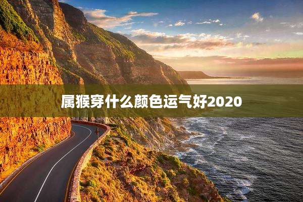 属猴穿什么颜色运气好2020