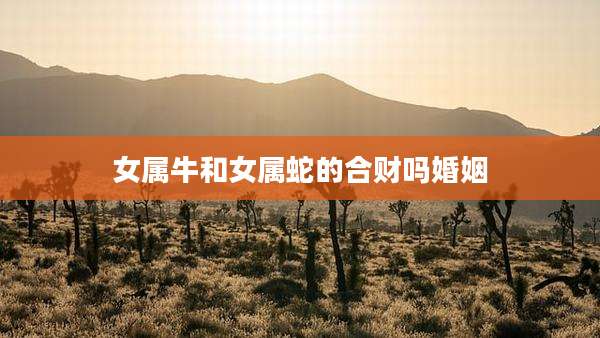 女属牛和女属蛇的合财吗婚姻