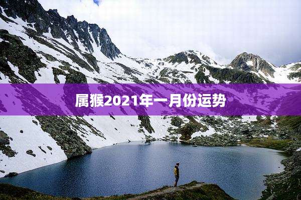 属猴2021年一月份运势