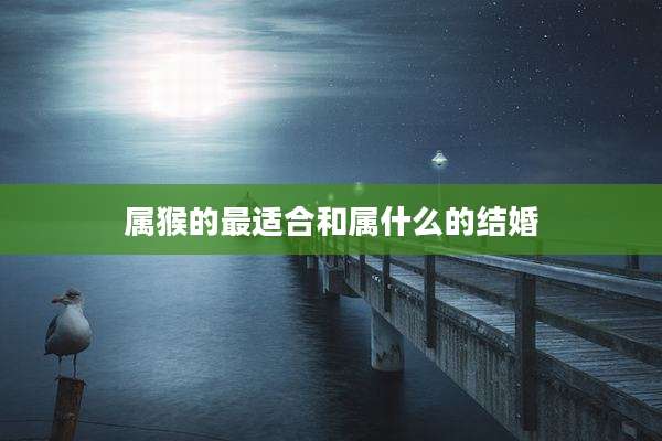 属猴的最适合和属什么的结婚