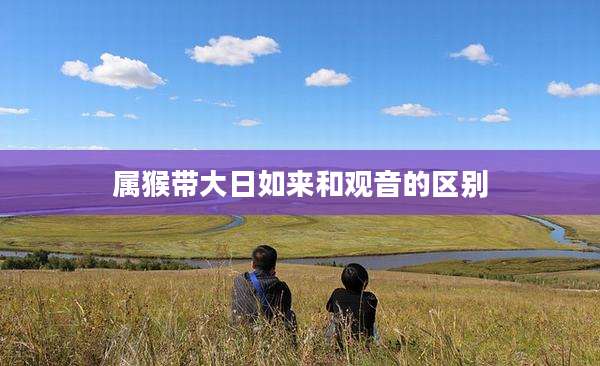 属猴带大日如来和观音的区别