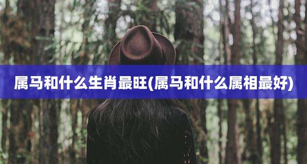 属马和什么生肖最旺(属马和什么属相最好)
