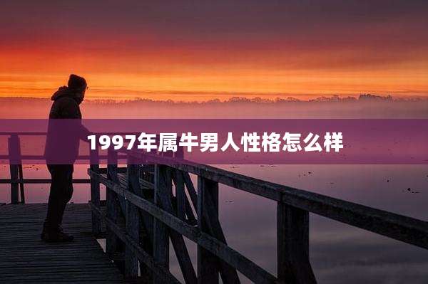 1997年属牛男人性格怎么样