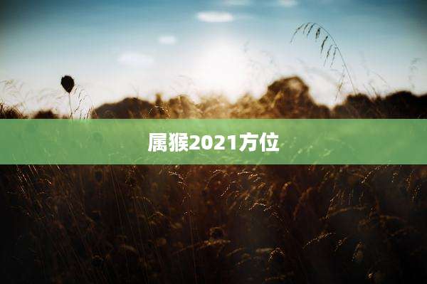 属猴2021方位