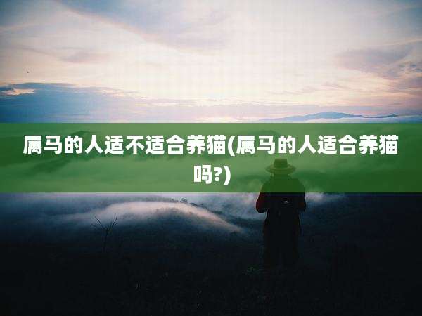 属马的人适不适合养猫(属马的人适合养猫吗?)