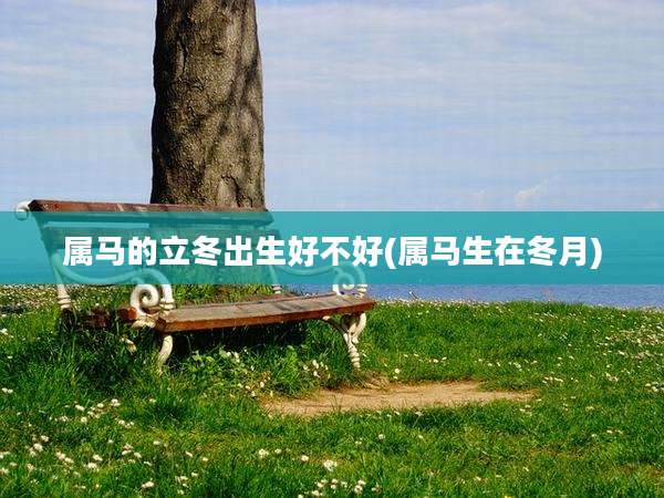 属马的立冬出生好不好(属马生在冬月)