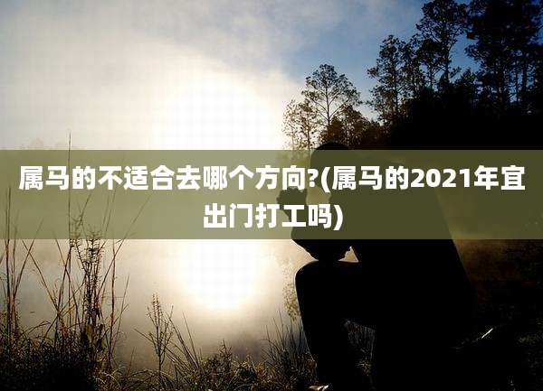 属马的不适合去哪个方向?(属马的2021年宜出门打工吗)