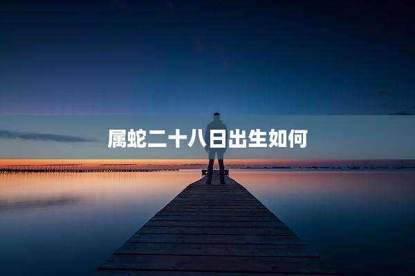 属蛇二十八日出生如何