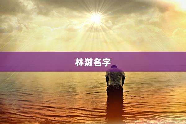 林瀚名字