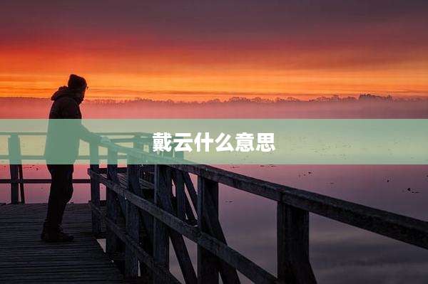 戴云什么意思