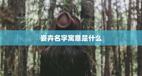 姿卉名字寓意是什么