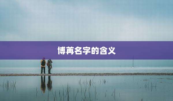 博苒名字的含义