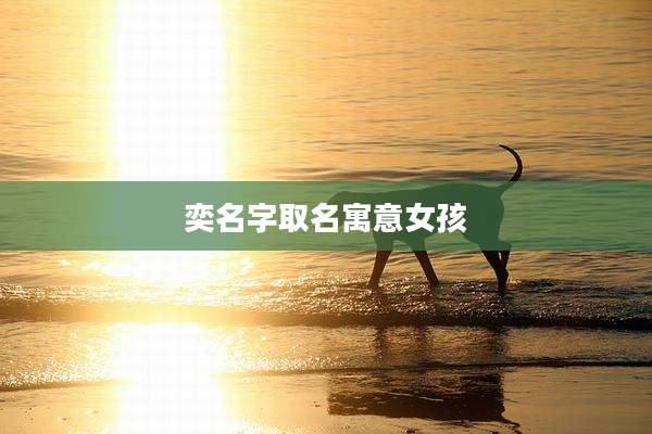 奕名字取名寓意女孩