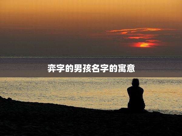 弈字的男孩名字的寓意