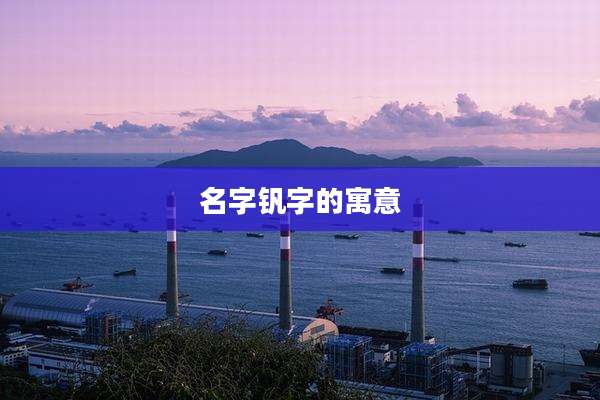 名字钒字的寓意