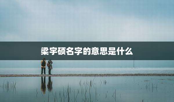 梁宇硕名字的意思是什么