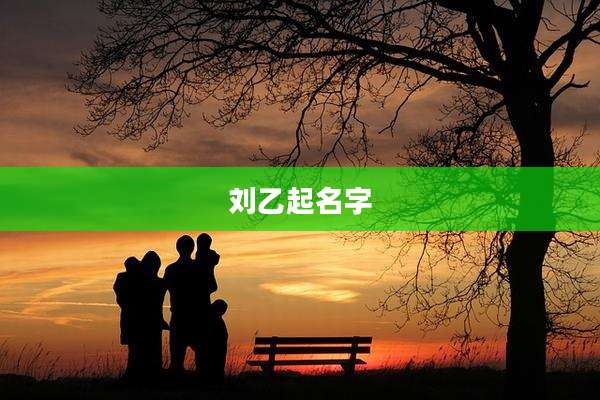 刘乙起名字
