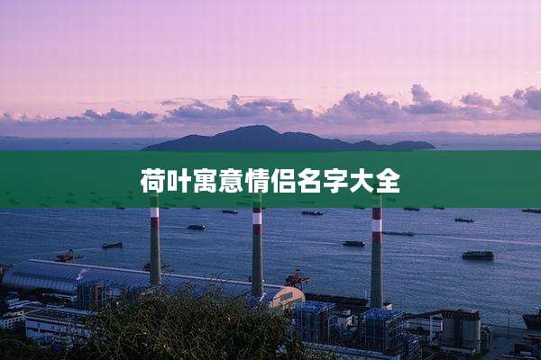 荷叶寓意情侣名字大全