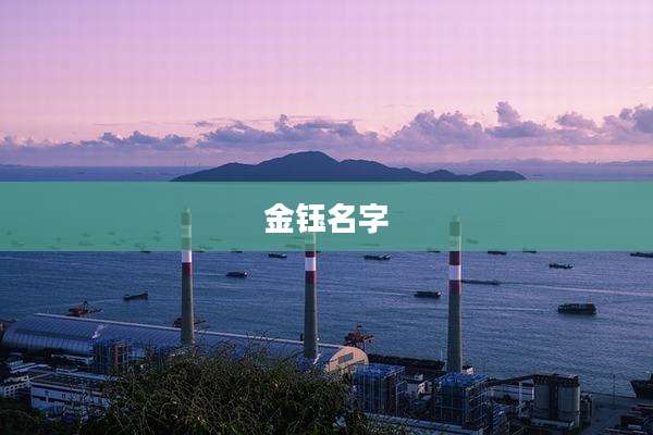 金钰名字