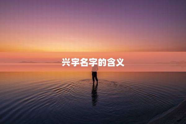 兴宇名字的含义