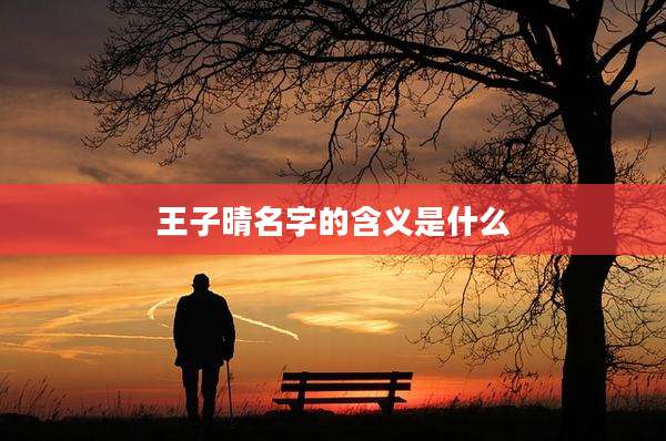 王子晴名字的含义是什么