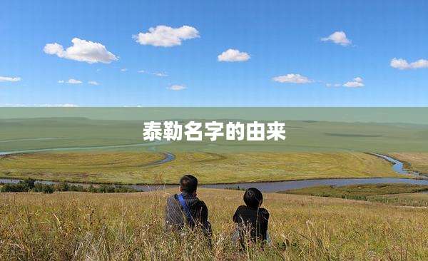 泰勒名字的由来