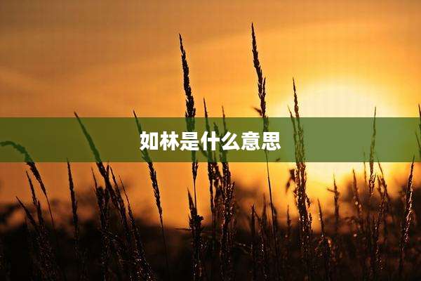 如林是什么意思