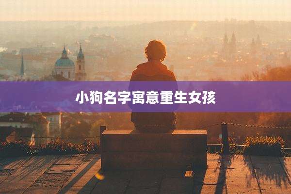 小狗名字寓意重生女孩