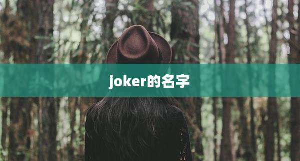 joker的名字