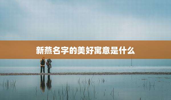 新燕名字的美好寓意是什么